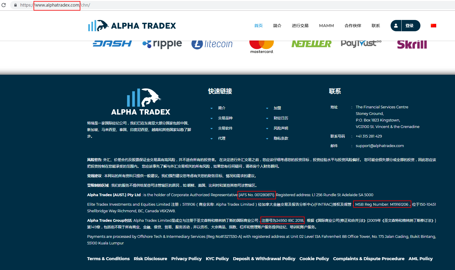 ������-����ALPHA TRADEX����ƽ̨