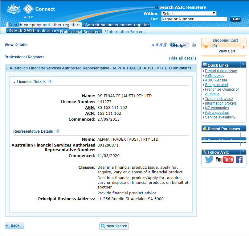 ������-����ALPHA TRADEX����ƽ̨