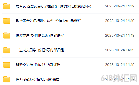 外汇交易视频教程从入门到精通现货黄金原油白银短线波浪理论课程